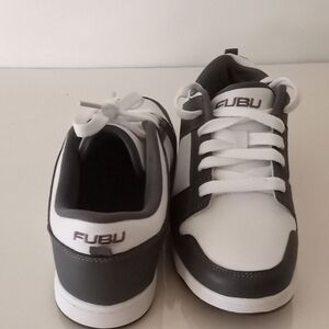 FUBU Monochrome Athletic Shoes - Size (5) - Gray/White